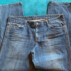 Calvin Klein lean boot 5 pocket medium wash jeans